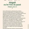 Abigaël Tome 1 : Les voix du passé, Marie-Bernadette Dupuy