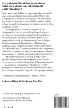 Abondance. Comment bâtir l'avenir que nous désirons, Ezra Klein