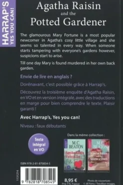 Agatha Raisin and the Potted Gardener. Edition en anglais, M-C Beaton