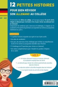 Allemand A1-A2. 12 petites histoires pour bien réviser son allemand au collège, Hélène Raesch