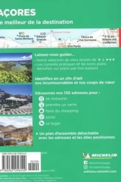 Açores. Edition 2022. Avec 1 Plan détachable, Michelin