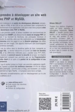 Apprendre à développer un site web avec PHP et MySQL. Exercices pratiques et corrigés, 4e édition, Olivier Rollet