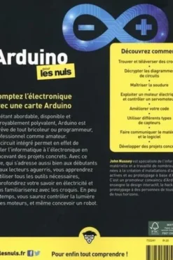 Arduino pour les nuls. 3e édition, John Nussey