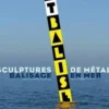 Artbalise. Sculptures de métal, balisage en mer, Kelig-Yann Cotto