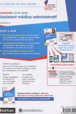 Assistant médico-administratif. Concours catégorie B, Edition 2019-2020, Annie Godrie