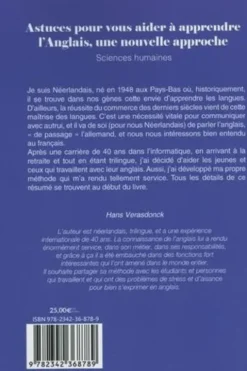 Astuces pour vous aider à apprendre l'anglais, une nouvelle approche, Hans Verasdonck