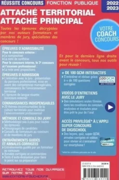 Attaché territorial, Attaché principal. Concours externe, interne, 3e voie et examens professionnels, Catégorie A, Edition 2022-2023, Christine Drapp