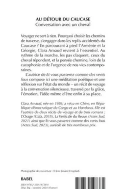 Au détour du Caucase. Conversation avec un cheval, Clara Arnaud