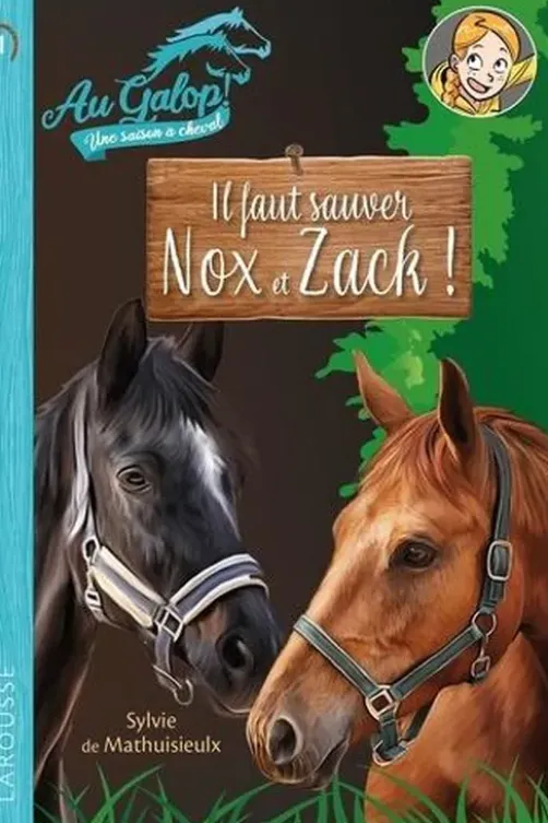 Au galop ! Une saison à cheval Tome 1 : Il faut sauver Nox et Zach !, Sylvie de Mathuisieulx