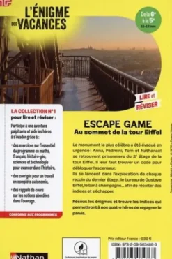 Au sommet de la Tour Eiffel. De la 6e à la 5e, Sophie Adriansen