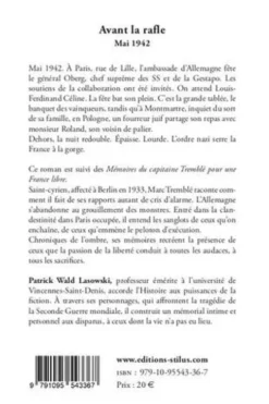 Avant la rafle. Mai 1942. Suivi des Mémoires du Capitaine Tremblé pour une France libre, Patrick Wald Lasowski