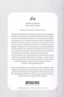 Avant le repos, Eléna Gianini Belotti