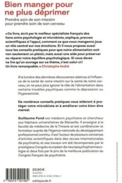 Bien manger pour ne plus déprimer. Prendre soin de son intestin pour prendre soin de son cerveau, Guillaume Fond