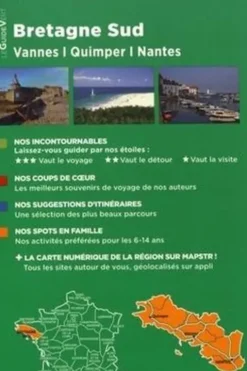 Bretagne Sud. Vannes, Quimper, Nantes, Edition 2022, Michelin