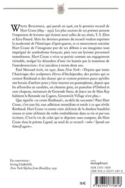 Bâtiments blancs. Edition bilingue français-anglais, Hart Crane
