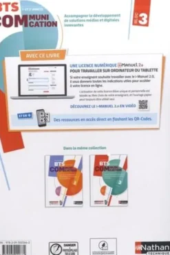 BTS Communication 1re et 2e année Bloc 3. Accompagner le développement de solutions médias et digitales innovantes, Edition 2023, Fabienne Reyssier