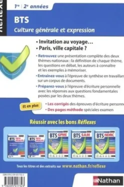 BTS Culture générale et expression 2 thèmes. Edition 2023-2024, Christel Pommier-Morand