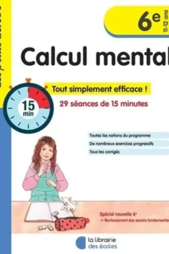 Calcul mental 6e. Edition 2023, Chantal Kritter