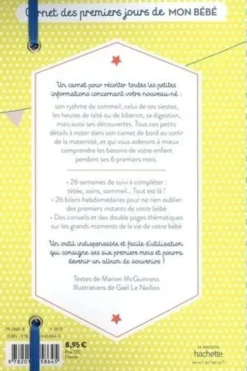 Carnet des premiers jours de mon bébé, Marion McGuinness