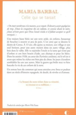 Celle qui se taisait, Maria Barbal