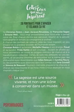 Celles et ceux qui nous inspirent. 20 portraits pour s'apaiser et éclairer sa vie, Pascale Senk