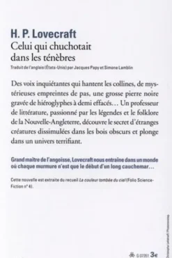 Celui qui chuchotait dans les ténèbres, Howard Phillips Lovecraft