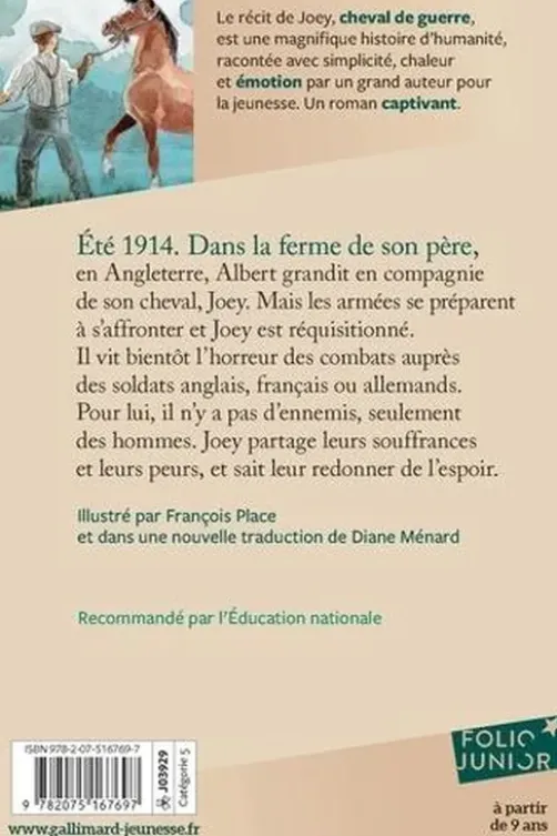 Cheval de guerre, Michael Morpurgo
