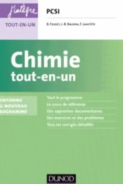 Chimie tout-en-un PCSI. 3e édition, Bruno Fosset