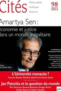 Cités N° 98/2024 : Amartya Sen : économie et justice dans un monde inégalitaire, Christian Godin