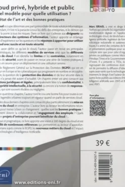 Cloud privé, hybride et public. Quel modèle pour quelle utilisation ? Un état de l'art et des bonnes pratiques, 2e édition, Marc Israël