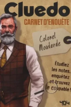 Cluedo. Carnet d'enquête Colonel Moutarde, Nicolas Lozzi