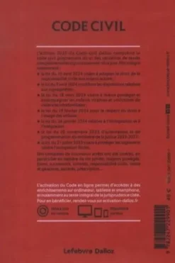 Code civil. Annoté, Edition 2025, Xavier Henry
