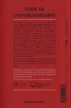 Code de l'environnement. Annoté & commenté, Edition 2022, Chantal Cans