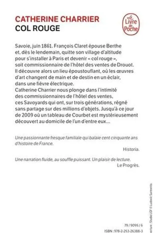 Col rouge, Catherine Charrier