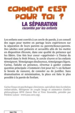Comment c'est pour toi ? La séparation racontée par les enfants, Carine Graux