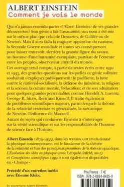 Comment je vois le monde, Albert Einstein