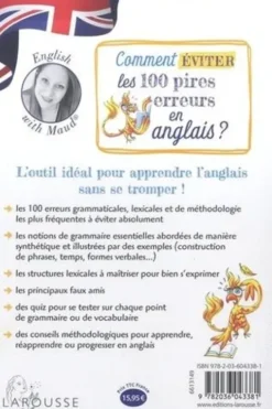 Comment éviter les 100 pires erreurs en anglais ? English with Maud, Maud Vuaillat