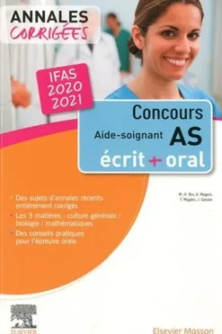 Concours Aide-soignant IFAS. Annales corrigées épreuves écrites et orales, Edition 2020-2021, Marie-Henriette Bru