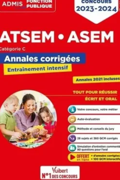 Concours ATSEMASEM. Annales corrigées, Edition 2023-2024, Caroline Dubuis