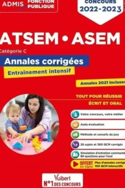 Concours ATSEM et ASEM catégorie C. Annales corrigées, Edition 2022-2023, Pierre-Brice Lebrun