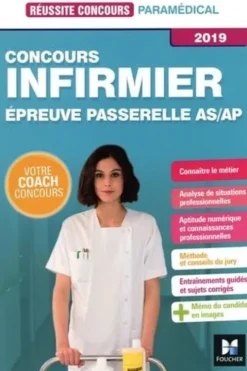 Concours infirmier. Epreuve passerelle AS/AP, Edition 2019, Jackie Pillard