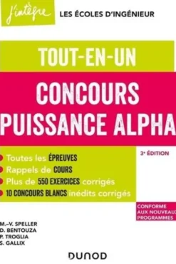 Concours Puissance Alpha. Tout-en-un, 3e édition, Marie-Virginie Speller