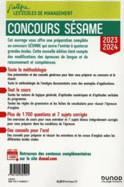Concours Sésame. Tout-en-un, Edition 2023-2024, Marie-Virginie Speller