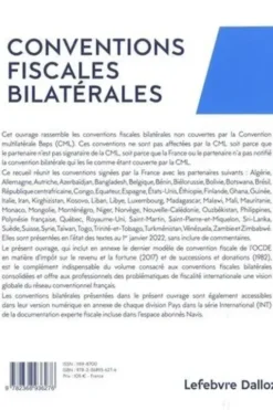 Conventions fiscales bilatérales non consolidées, Francis Lefebvre