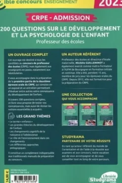 CRPE - Admission. 200 questions sur le développement et la psychologie de l'enfant, Edition 2023, Michèle Guilleminot