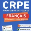 CRPE Professeur des écoles Français. 50 fiches de remise à niveau, Edition 2022-2023, Matthieu Verrier
