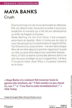 Crush, Maya Banks