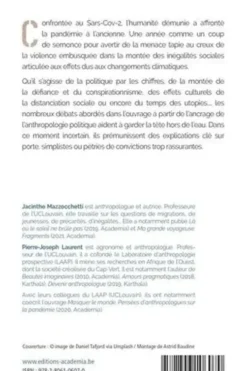 Dans l'oeil de la pandémie. Face-à-face anthropologique, Jacinthe Mazzocchetti