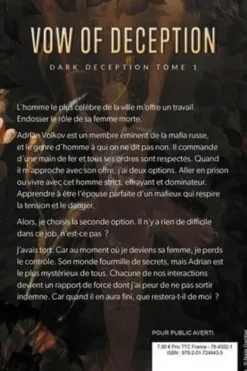 Dark Deception Tome 1 : Vow of Deception, Rina Kent