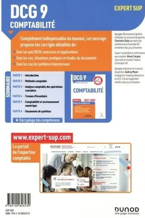 DCG 9 Comptabilité. Corrigés, Edition 2021-2022, Charlotte Disle